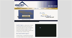 Desktop Screenshot of homefirstagency.com